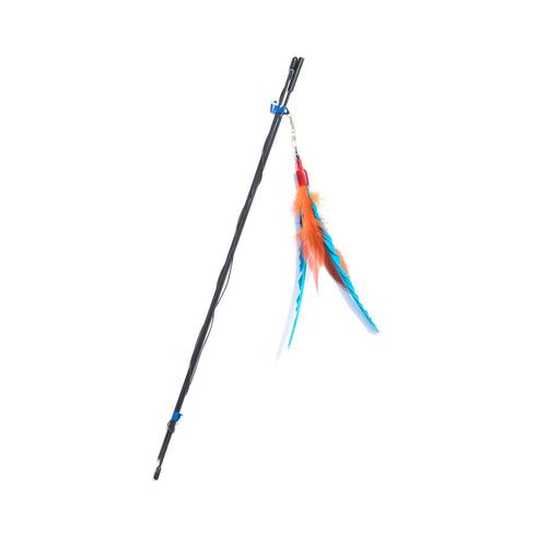 GO CAT FEATHER TOYS The Original Da Bird with Rod Pull Apart - Poudre Pet and Feed Supply